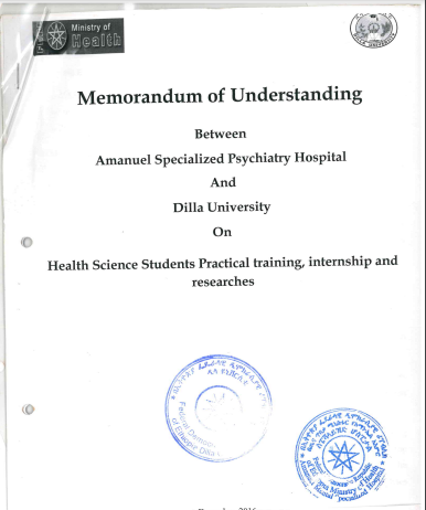 DILLA UNIVERSITY AND AMANUEL HOSPITAL